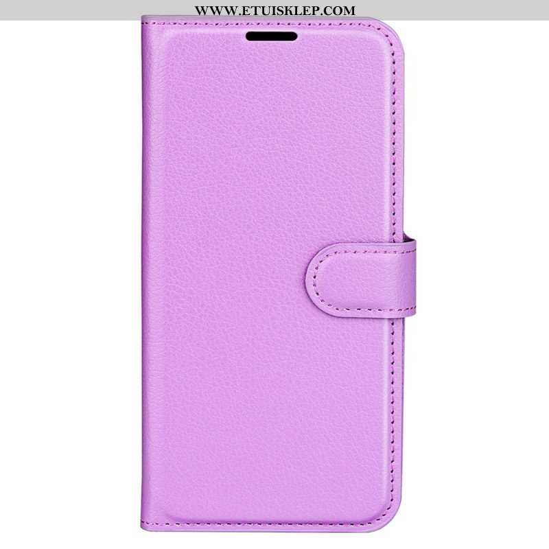 Etui Folio do Honor 90 Klasyczna Sztuczna Skóra Litchi